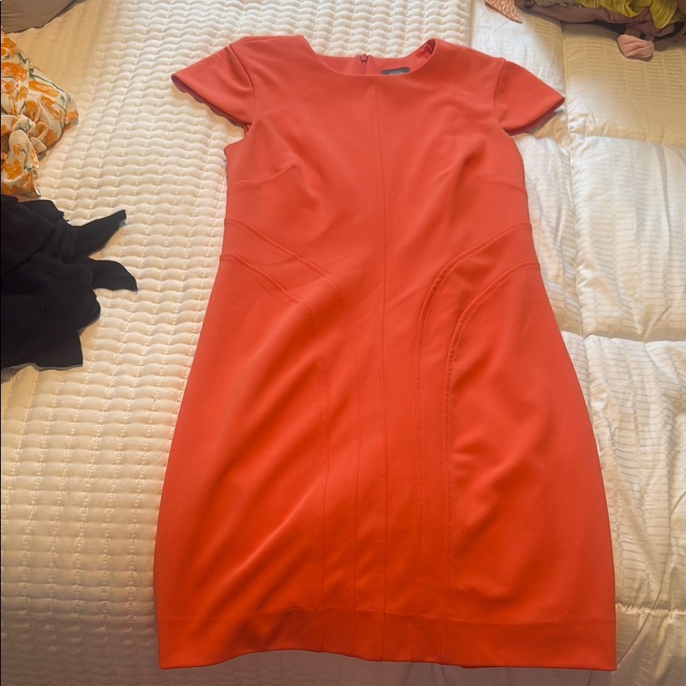 Elegant Coral Dress